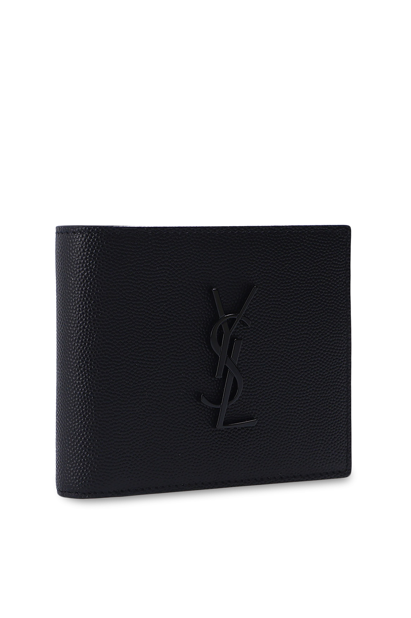 小物 YSL logo black bifold wallet Black Bifold wallet with logo Saint Laurent - Vitkac Canada